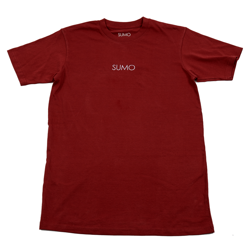 Sumo Limited Diamond Unisex Heavyweight Maroon T Shirt 3XL